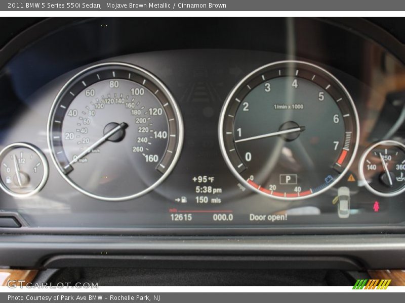 Mojave Brown Metallic / Cinnamon Brown 2011 BMW 5 Series 550i Sedan