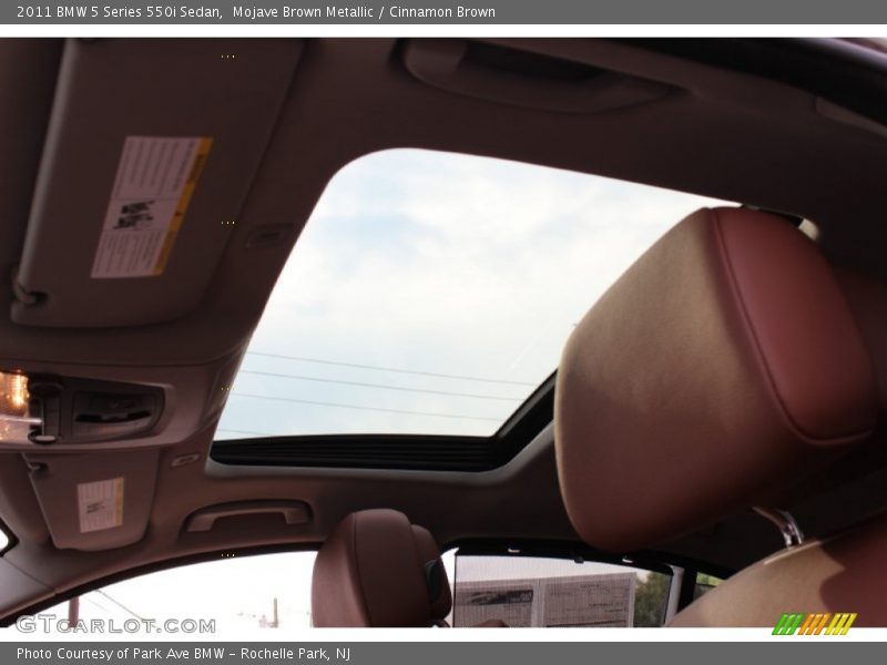 Mojave Brown Metallic / Cinnamon Brown 2011 BMW 5 Series 550i Sedan