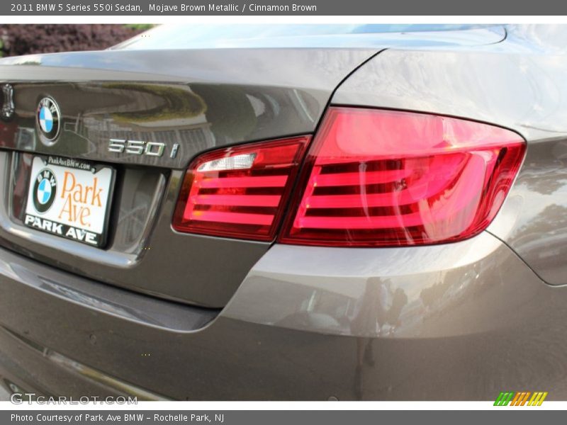 Mojave Brown Metallic / Cinnamon Brown 2011 BMW 5 Series 550i Sedan