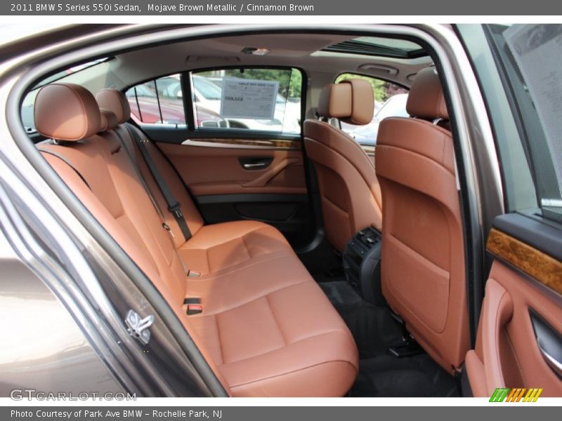 Mojave Brown Metallic / Cinnamon Brown 2011 BMW 5 Series 550i Sedan