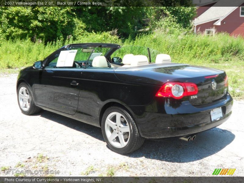 Black Uni / Cornsilk Beige 2007 Volkswagen Eos 2.0T