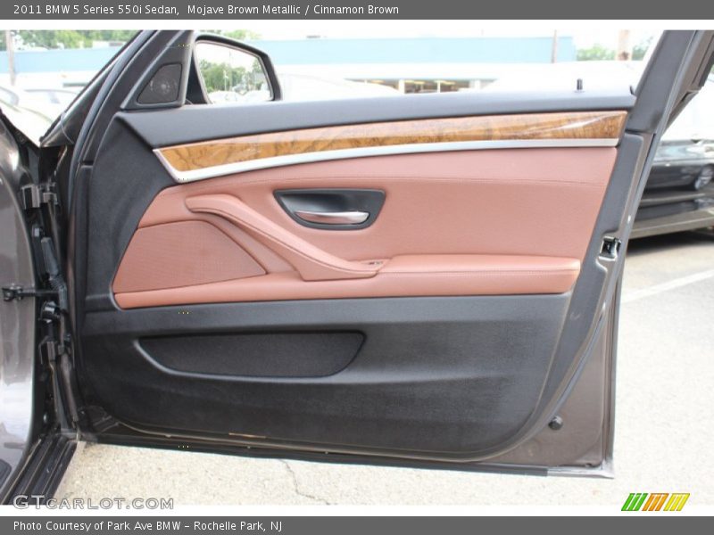 Mojave Brown Metallic / Cinnamon Brown 2011 BMW 5 Series 550i Sedan
