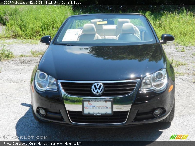 Black Uni / Cornsilk Beige 2007 Volkswagen Eos 2.0T