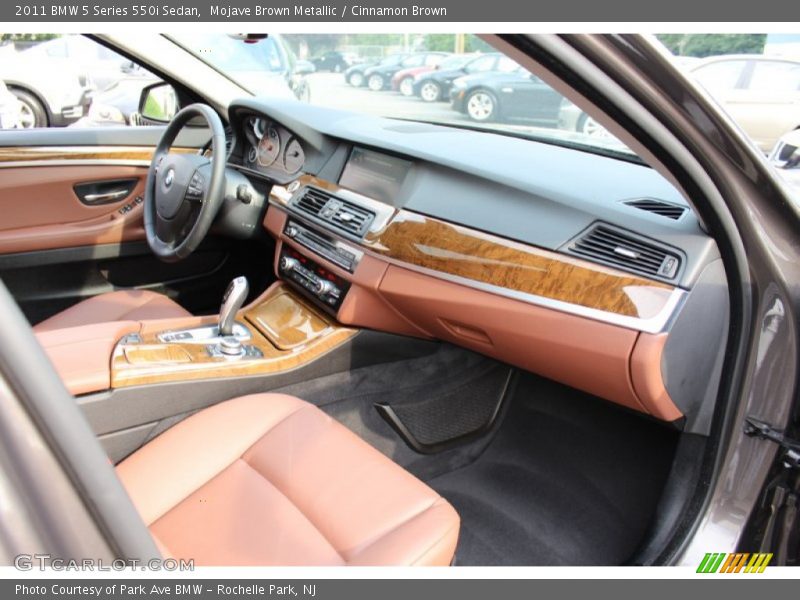 Mojave Brown Metallic / Cinnamon Brown 2011 BMW 5 Series 550i Sedan