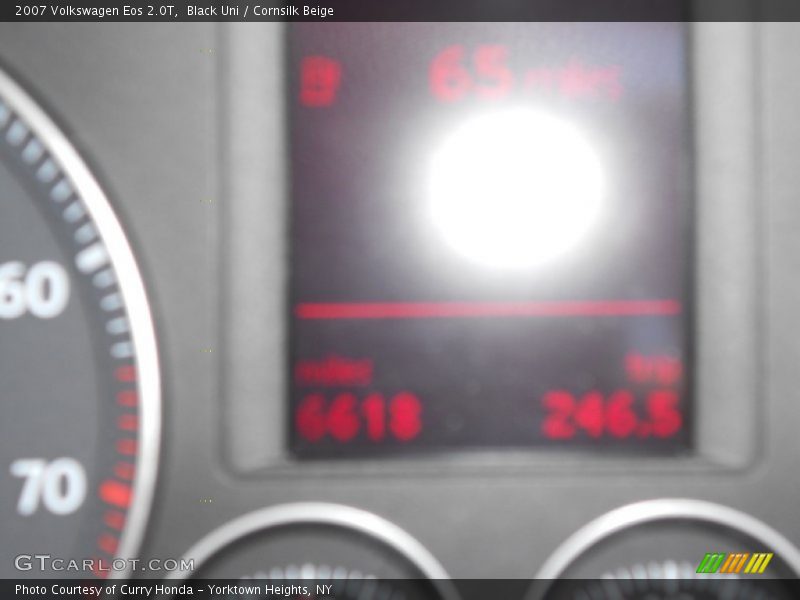 Black Uni / Cornsilk Beige 2007 Volkswagen Eos 2.0T