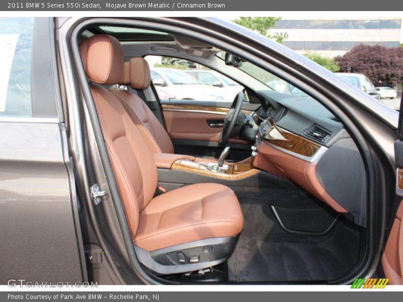 Mojave Brown Metallic / Cinnamon Brown 2011 BMW 5 Series 550i Sedan