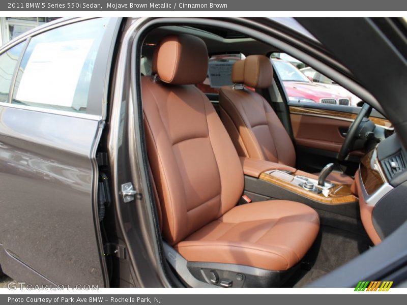 Mojave Brown Metallic / Cinnamon Brown 2011 BMW 5 Series 550i Sedan