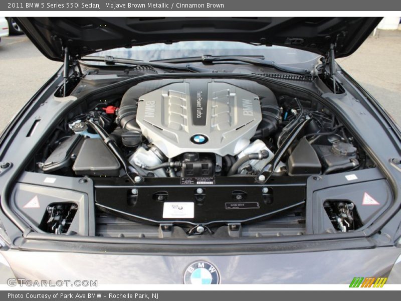Mojave Brown Metallic / Cinnamon Brown 2011 BMW 5 Series 550i Sedan