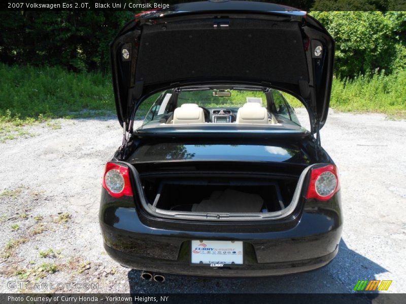 Black Uni / Cornsilk Beige 2007 Volkswagen Eos 2.0T