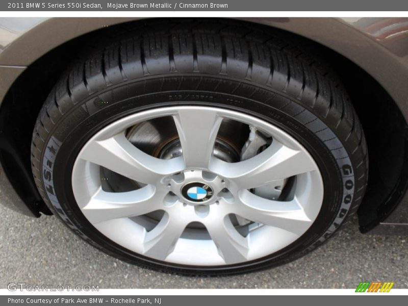 Mojave Brown Metallic / Cinnamon Brown 2011 BMW 5 Series 550i Sedan