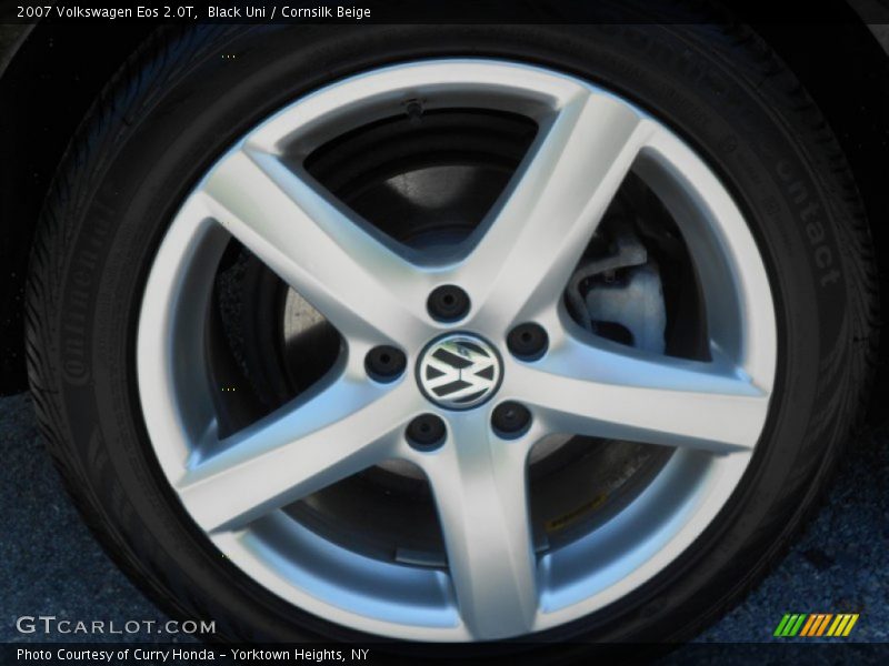 Black Uni / Cornsilk Beige 2007 Volkswagen Eos 2.0T