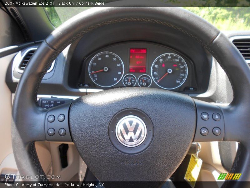 Black Uni / Cornsilk Beige 2007 Volkswagen Eos 2.0T