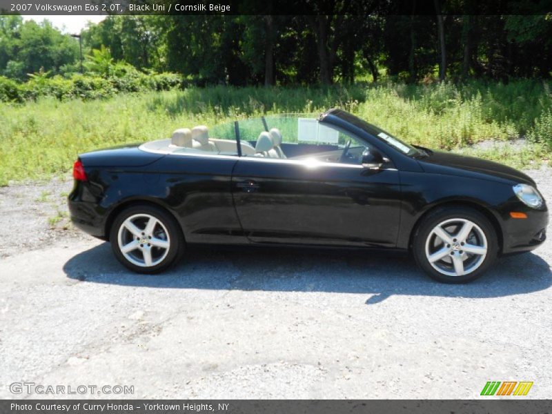 Black Uni / Cornsilk Beige 2007 Volkswagen Eos 2.0T
