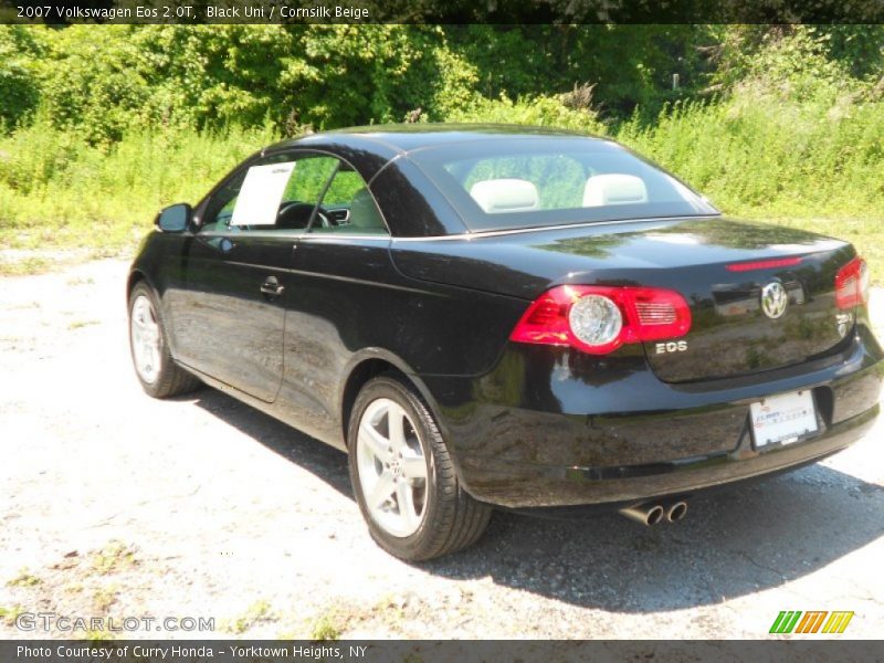 Black Uni / Cornsilk Beige 2007 Volkswagen Eos 2.0T