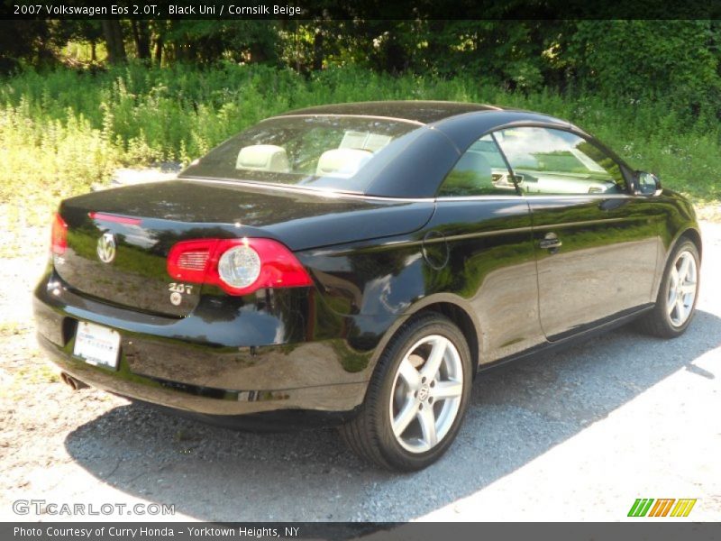 Black Uni / Cornsilk Beige 2007 Volkswagen Eos 2.0T