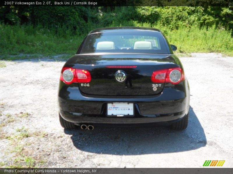 Black Uni / Cornsilk Beige 2007 Volkswagen Eos 2.0T