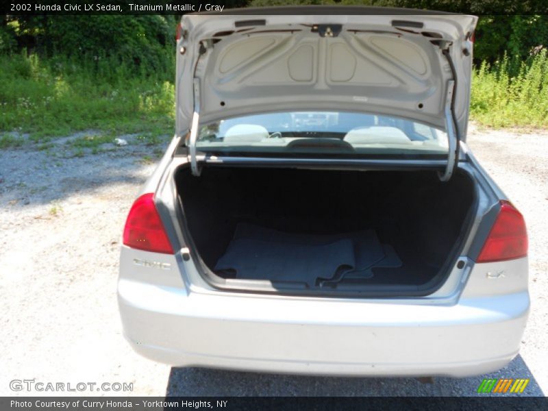 Titanium Metallic / Gray 2002 Honda Civic LX Sedan