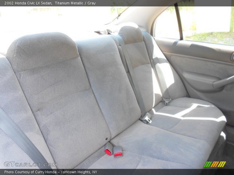 Titanium Metallic / Gray 2002 Honda Civic LX Sedan