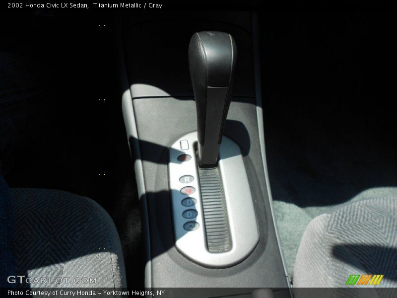 Titanium Metallic / Gray 2002 Honda Civic LX Sedan