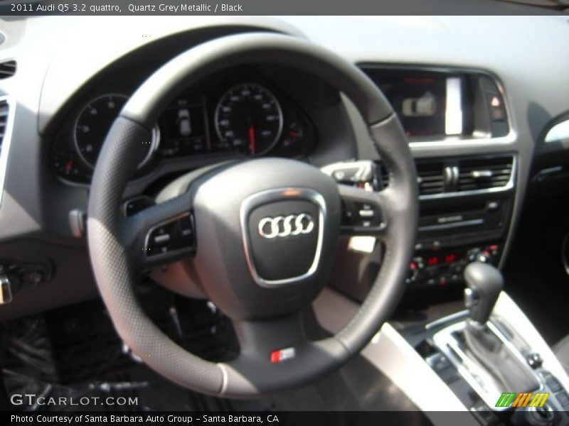 Quartz Grey Metallic / Black 2011 Audi Q5 3.2 quattro