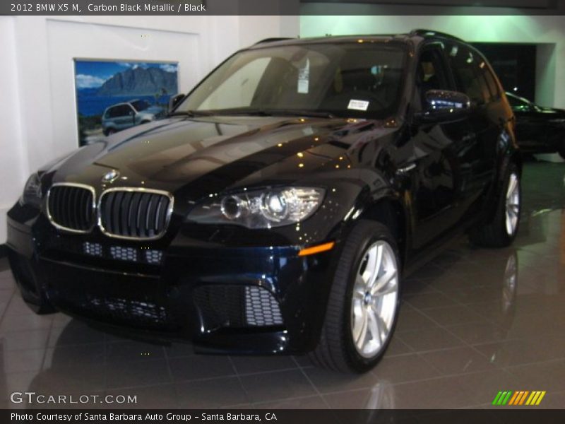 Carbon Black Metallic / Black 2012 BMW X5 M