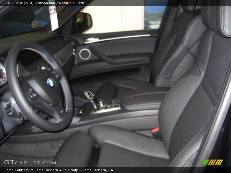  2012 X5 M  Black Interior