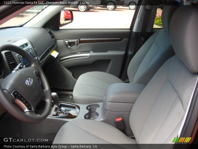  2011 Santa Fe GLS Gray Interior