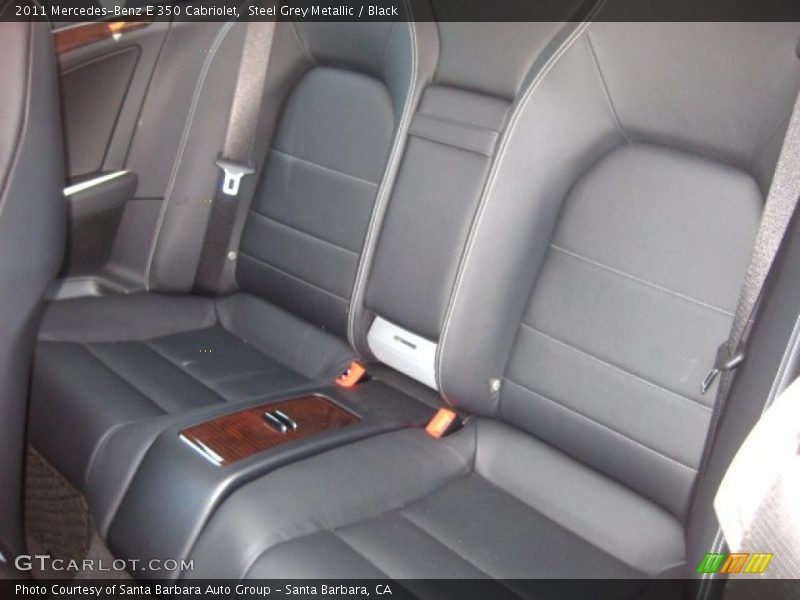 Steel Grey Metallic / Black 2011 Mercedes-Benz E 350 Cabriolet