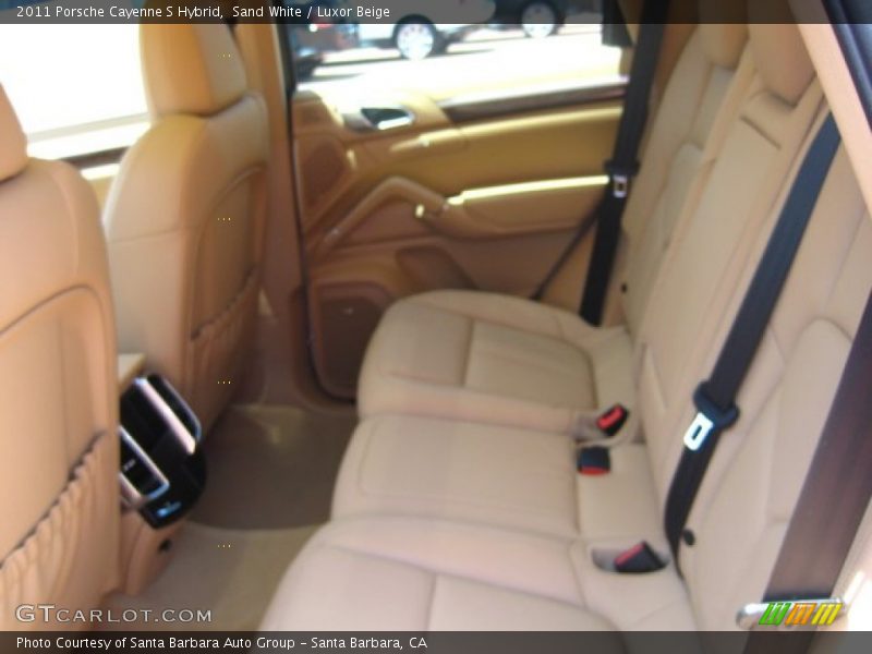 Sand White / Luxor Beige 2011 Porsche Cayenne S Hybrid