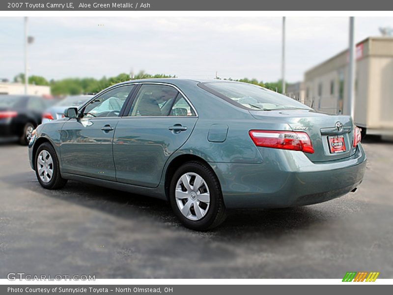 Aloe Green Metallic / Ash 2007 Toyota Camry LE
