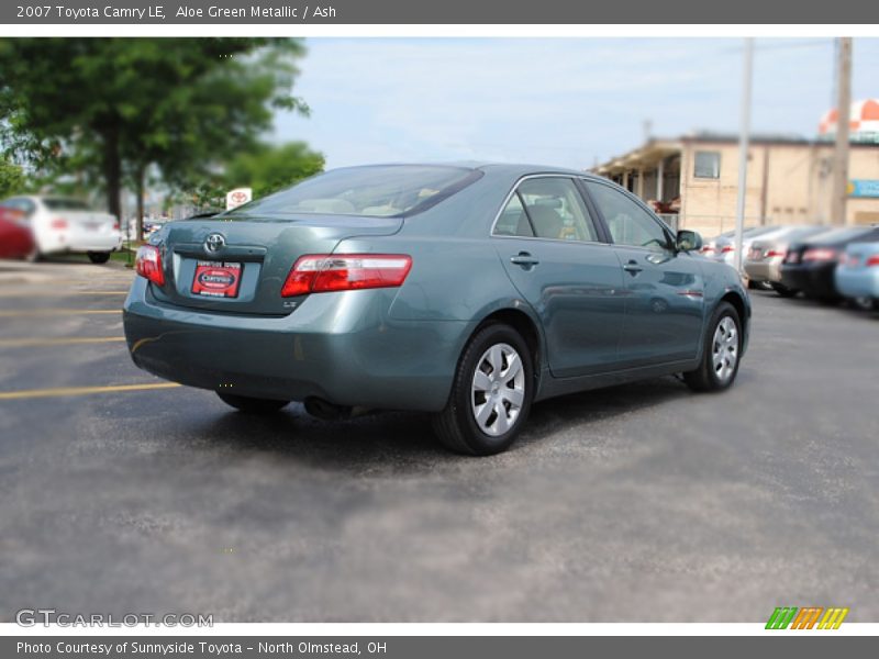 Aloe Green Metallic / Ash 2007 Toyota Camry LE