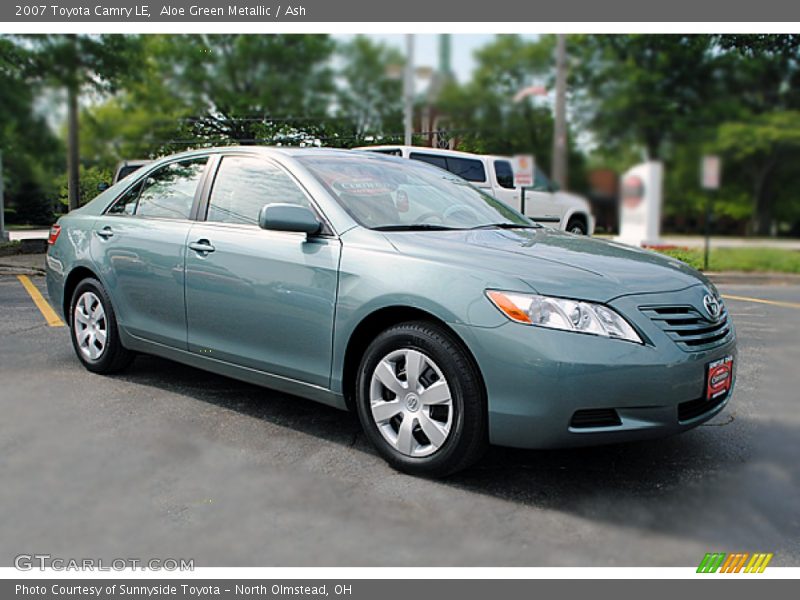 Aloe Green Metallic / Ash 2007 Toyota Camry LE