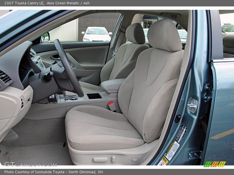 Aloe Green Metallic / Ash 2007 Toyota Camry LE