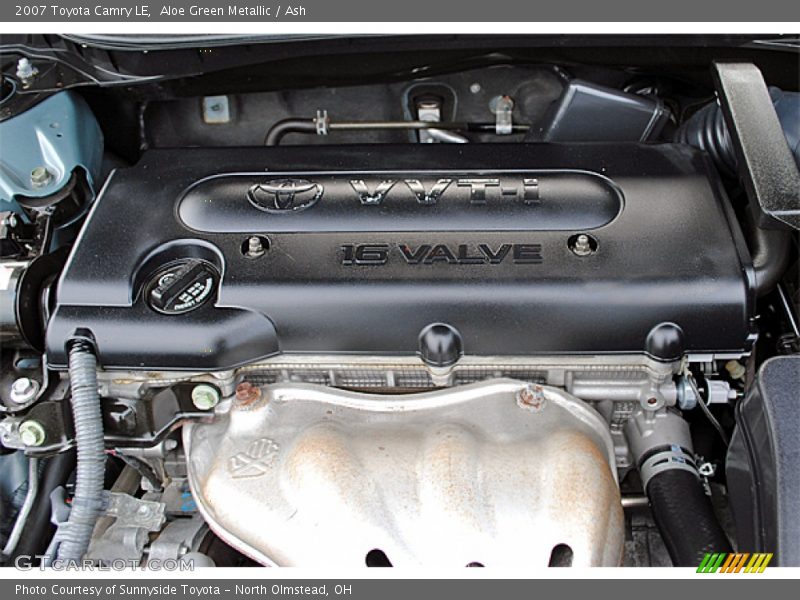 Aloe Green Metallic / Ash 2007 Toyota Camry LE