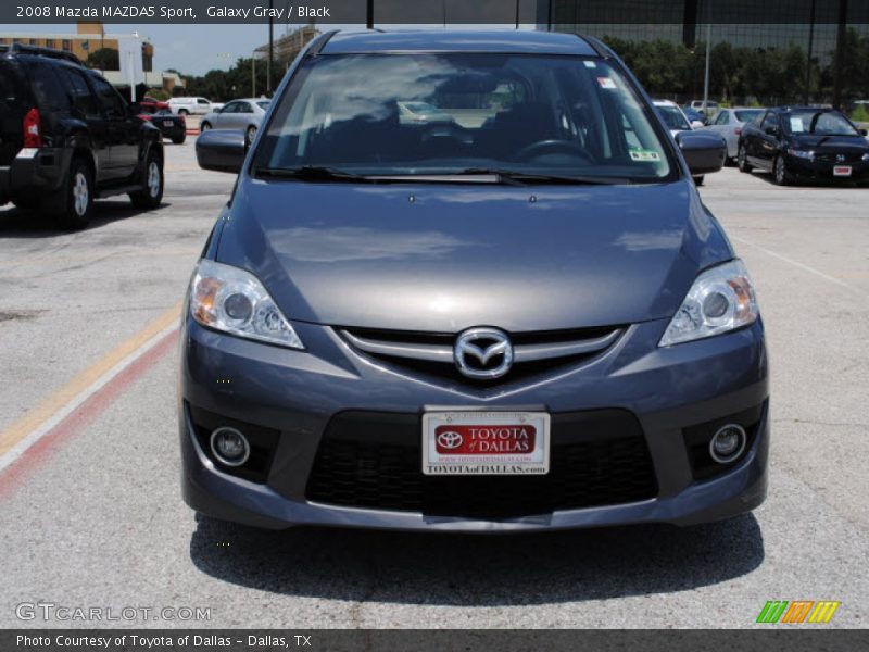 Galaxy Gray / Black 2008 Mazda MAZDA5 Sport