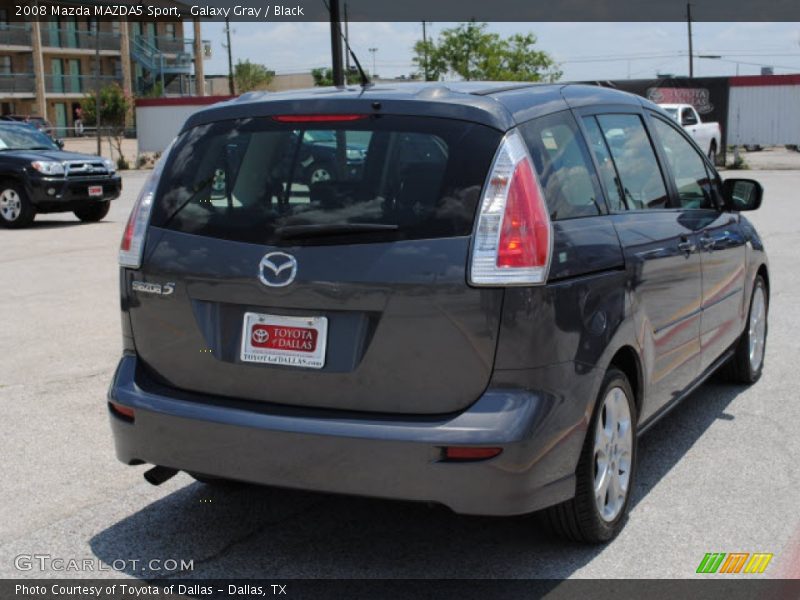 Galaxy Gray / Black 2008 Mazda MAZDA5 Sport