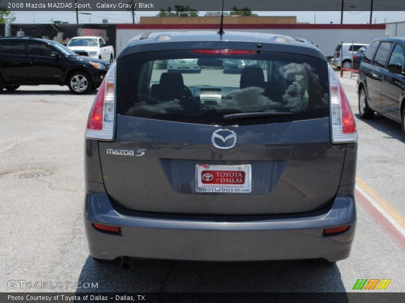 Galaxy Gray / Black 2008 Mazda MAZDA5 Sport