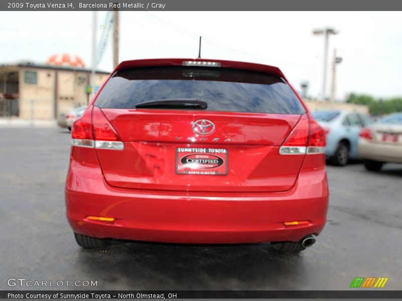 Barcelona Red Metallic / Gray 2009 Toyota Venza I4