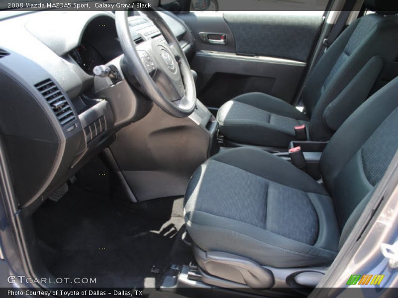 Galaxy Gray / Black 2008 Mazda MAZDA5 Sport