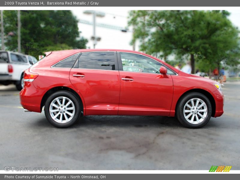 Barcelona Red Metallic / Gray 2009 Toyota Venza I4