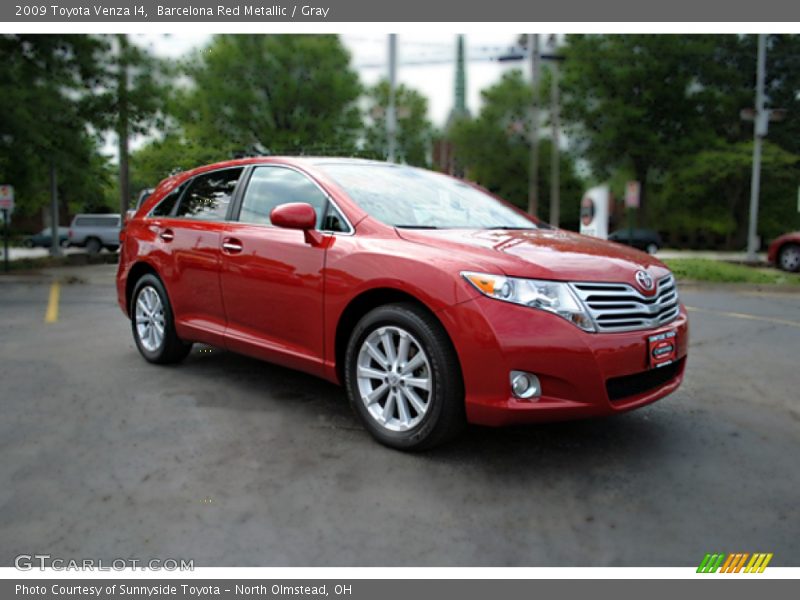 Barcelona Red Metallic / Gray 2009 Toyota Venza I4