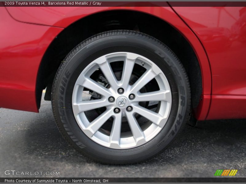 Barcelona Red Metallic / Gray 2009 Toyota Venza I4