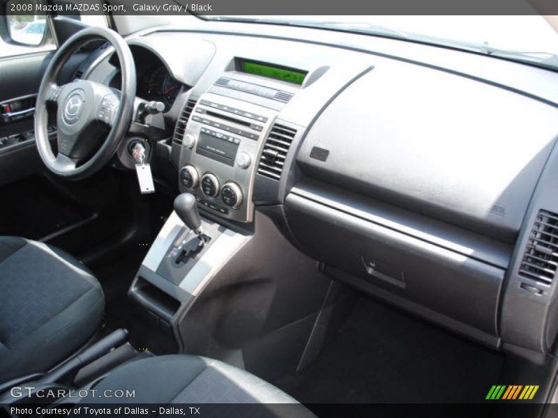 Galaxy Gray / Black 2008 Mazda MAZDA5 Sport