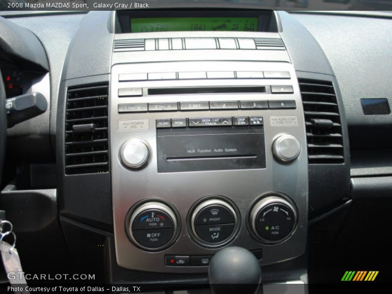 Galaxy Gray / Black 2008 Mazda MAZDA5 Sport