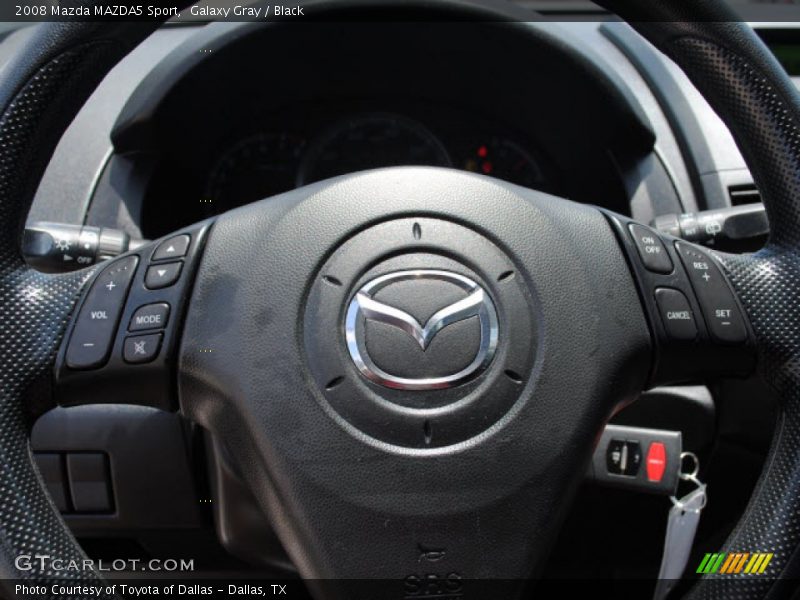 Galaxy Gray / Black 2008 Mazda MAZDA5 Sport