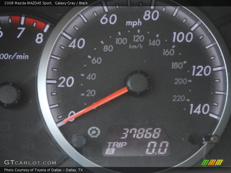 Galaxy Gray / Black 2008 Mazda MAZDA5 Sport