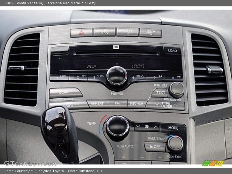 Barcelona Red Metallic / Gray 2009 Toyota Venza I4