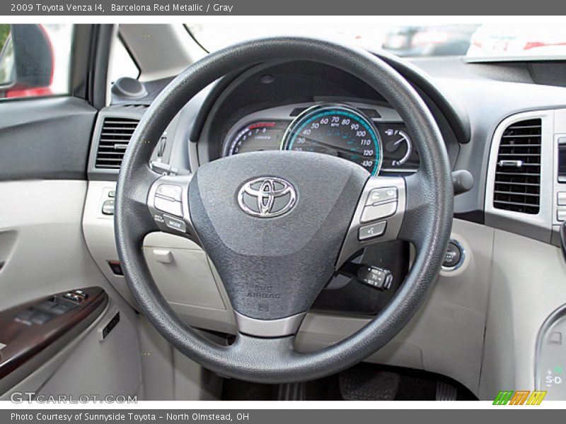 Barcelona Red Metallic / Gray 2009 Toyota Venza I4