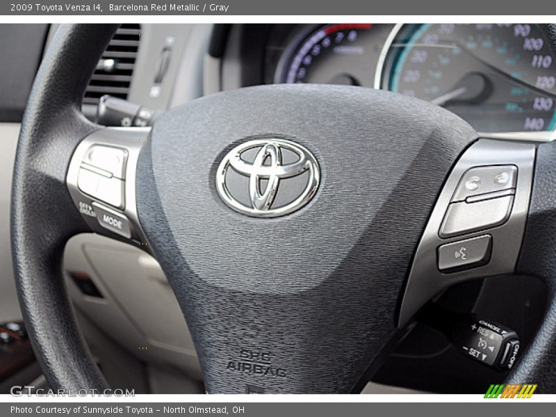 Barcelona Red Metallic / Gray 2009 Toyota Venza I4