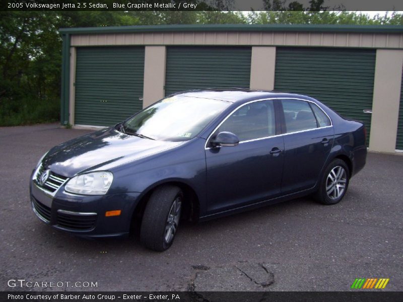 Blue Graphite Metallic / Grey 2005 Volkswagen Jetta 2.5 Sedan